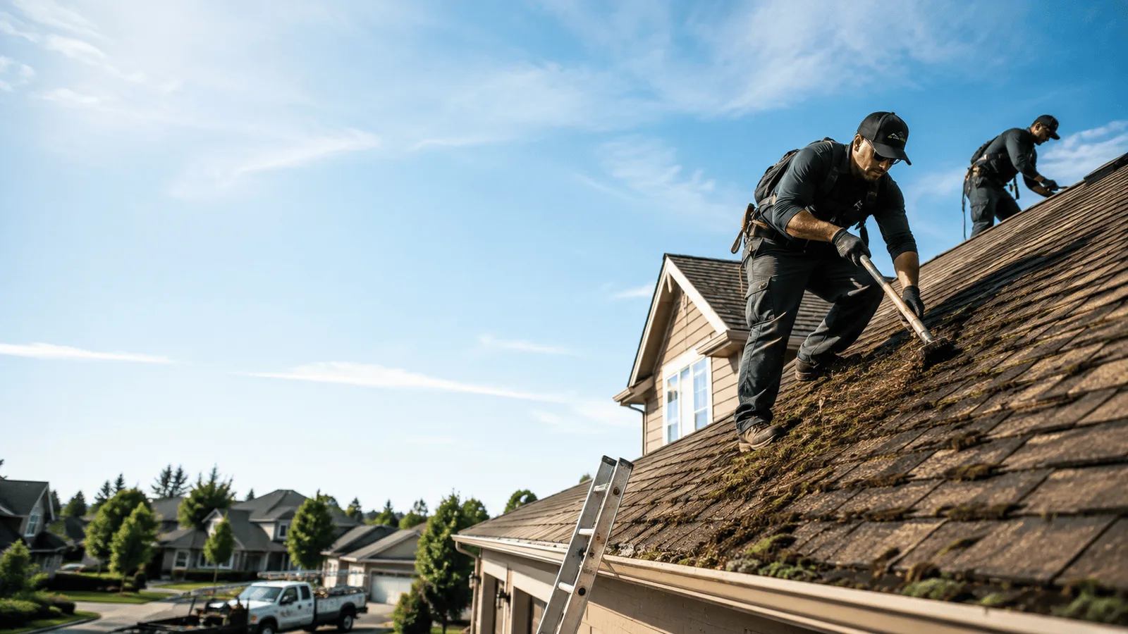 Roof Moss Removal in Chataignier, LA near me